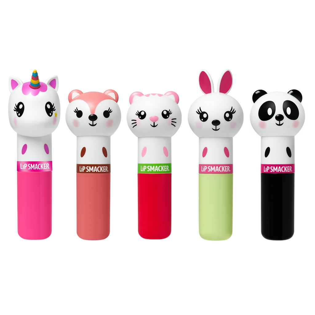 Kit de 5 Balsamos Labiales Animalitos Kawaii  Lip Smacker Tienda Para Mi